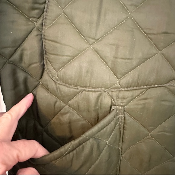 Vintage Barbour Sutherland Jacket Medium Green Quilted Shooting Hunting Sz M - Picture 8 of 15